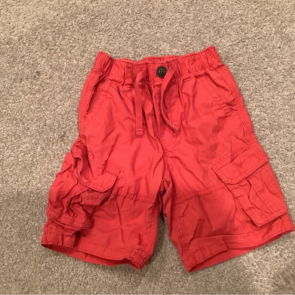 GAP Baby Red Cargo Shorts Sz 4years